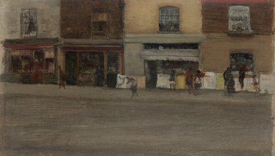 Chelsea Shops by James Abbott McNeill Whistler